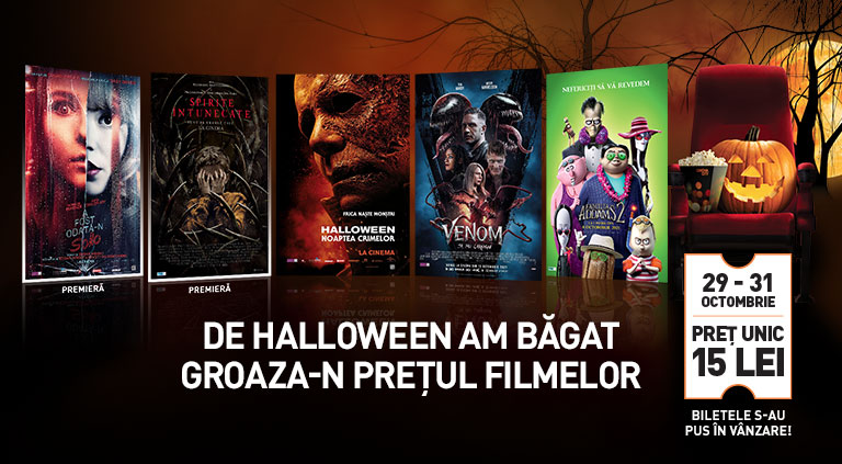 Curajos de Halloween? Cinema City a măcelarit prețurile la 5 filme noi de neratat pe Marile Ecrane