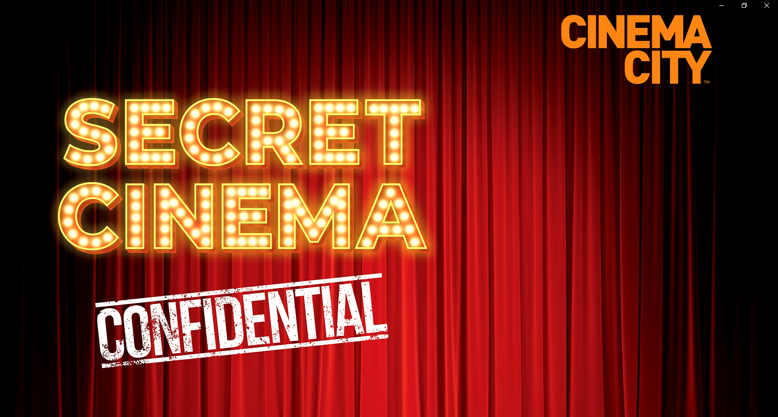 Secret Cinema at Cinema City