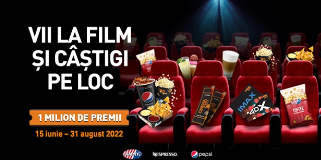 Concurs Cinema City: Vii la film și câștigi