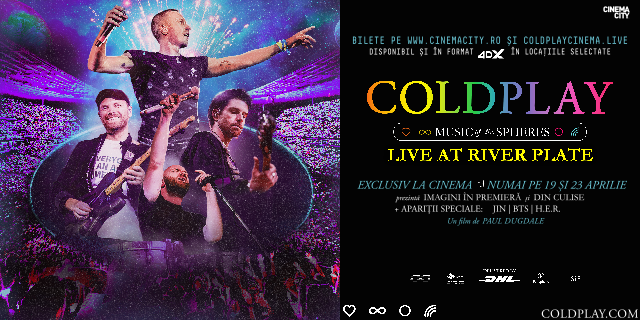 Cinema in concert: Coldplay Music Of The Spheres