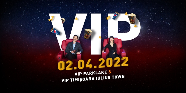 Enjoy VIP concept at Cinema City at 2nd of April