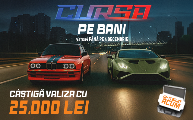 Câștigă o valiză cu bani cu filmul CURSA
