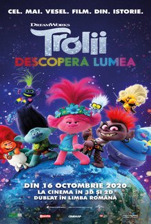 Trolii descopera lumea poster