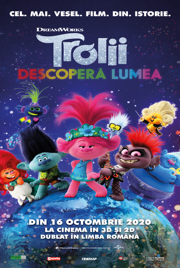 Trolii descopera lumea poster