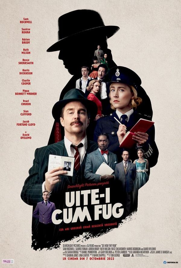 Uite-i cum fug poster