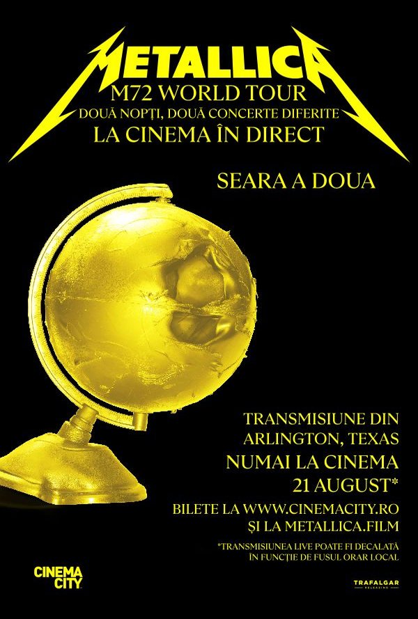 Metallica M72 World Tour Live, Seara A Doua poster