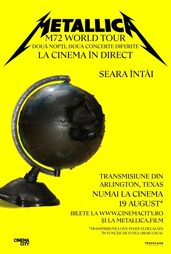 Metallica M72 World Tour Live, Seara Intai poster