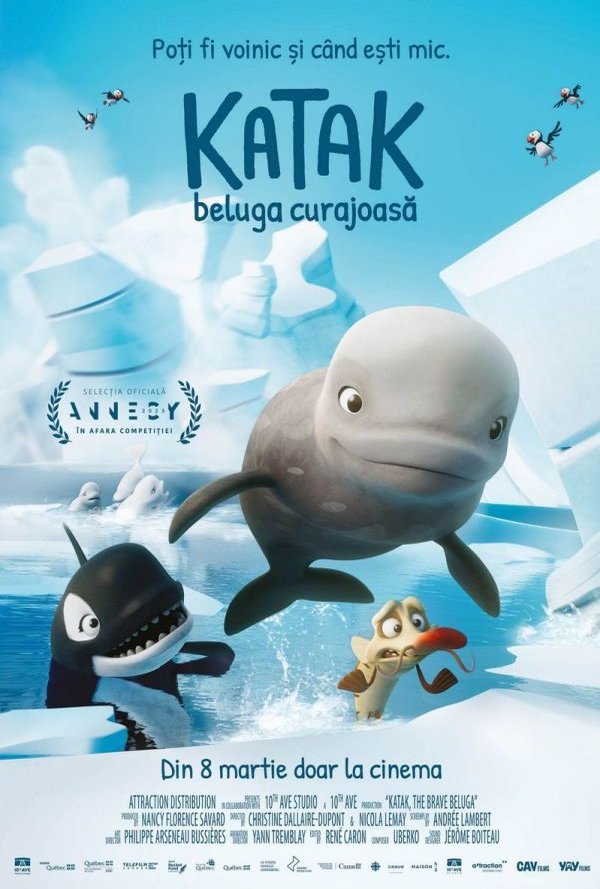 Katak, beluga curajoasa poster