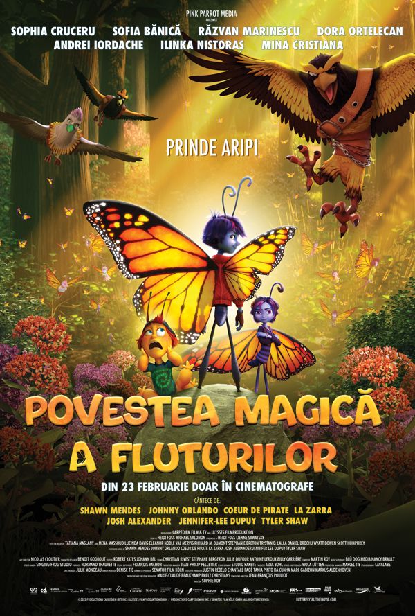 Povestea magica a fluturilor poster